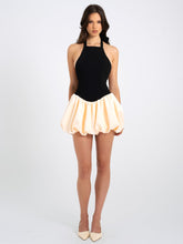 Load image into Gallery viewer, YAIRA BACKLESS DROP WAIST MINI BUBBLE DRESS