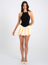 Load image into Gallery viewer, YAIRA BACKLESS DROP WAIST MINI BUBBLE DRESS