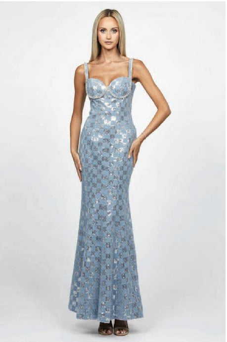 RHYANNE DIAMANTE MAXI DRESS