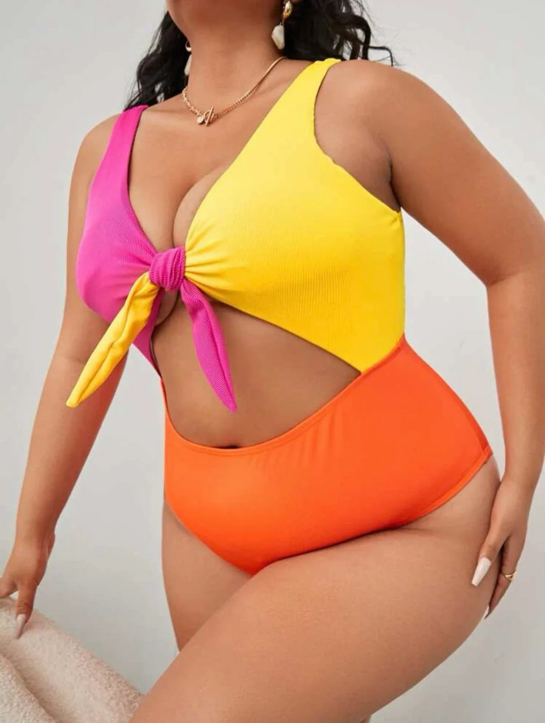 NEONIA-ONE PIECE SWIMWEAR (CURVY PLUS)