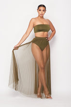 Load image into Gallery viewer, PLEATED TULLE MAXI SKIRT