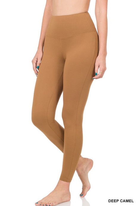 PREMIUM MICROFIBER WIDE WAISTBAND LEGGINGS