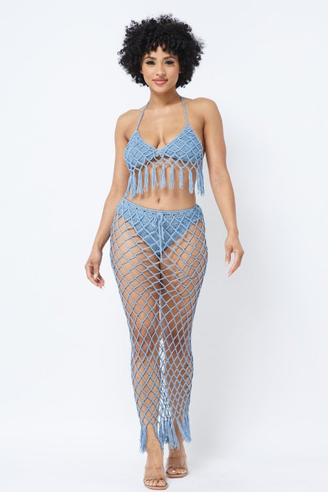 BEACH PLEASE CROCHET SET