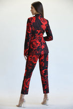 Load image into Gallery viewer, RED FLORAL PANT SUIT